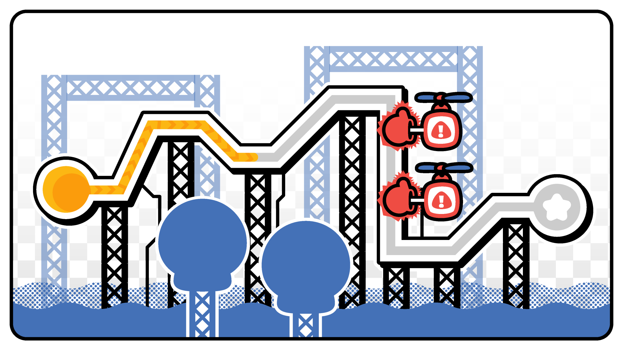 A ploished mock-up showing readability issues