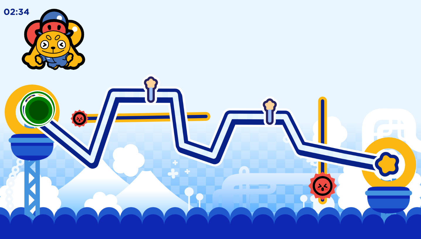 The final game screen