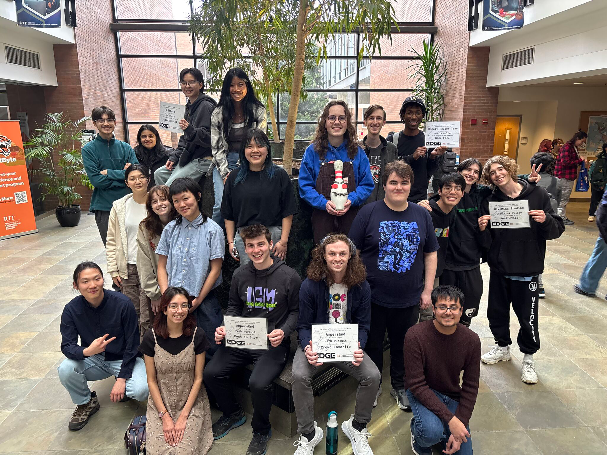 The winning teams at RIT EDGE